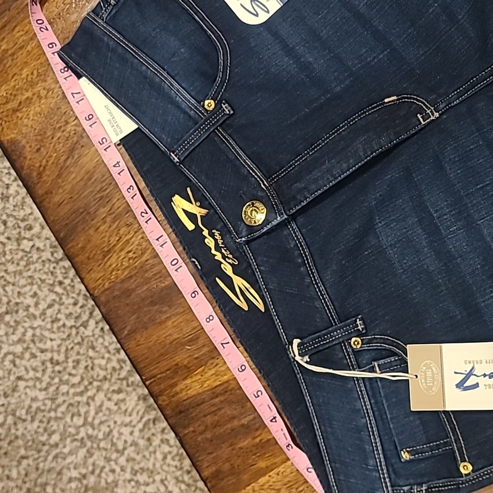Seven7  Dark Wash Jeans size 16 Limited Edition Slimaker - Picture 10 of 11
